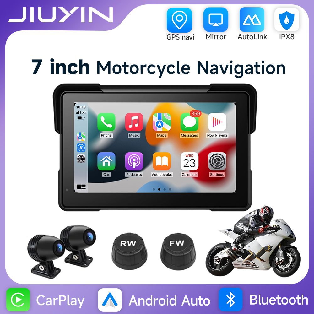 Motorcycle Gps Navigator Waterproof - 7 Polegada motocicleta multimídia player ip67