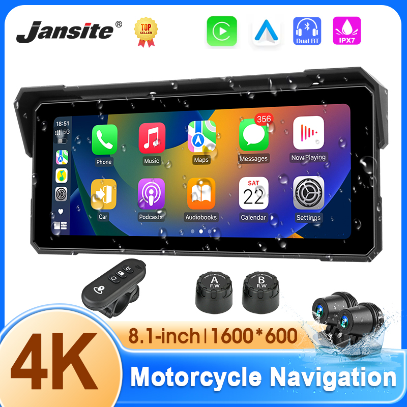 Motorcycle Gps Navigator Waterproof - 8.1 