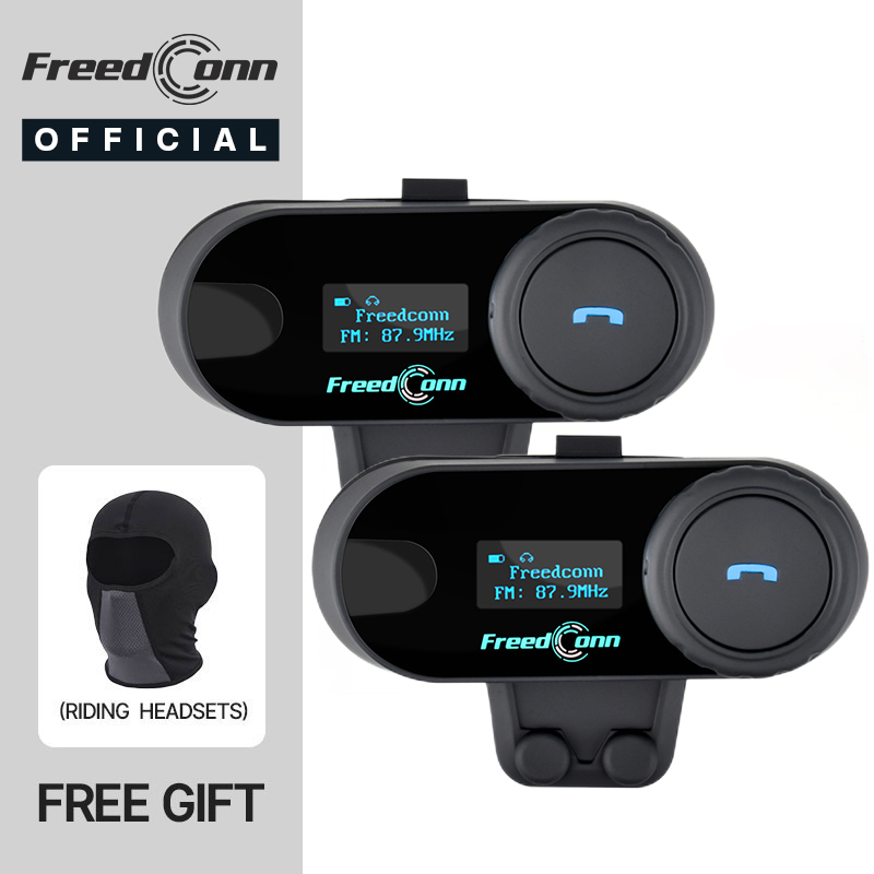 Motorcycle Intercom With Fm Radio - FreedConn T Com Sc Intercomunicador Bluetooth