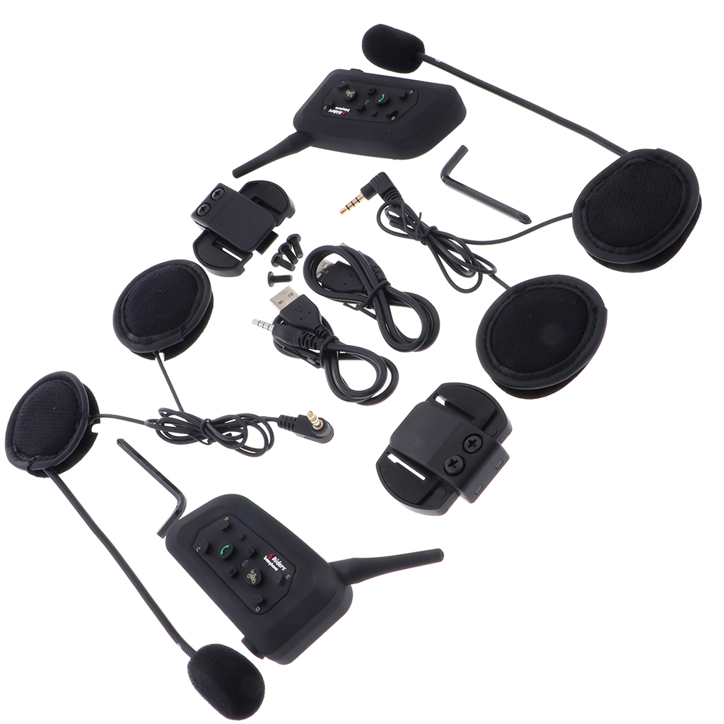 Motorcycle Helmet Intercom 6 Rider - Sistema de Intercomunicação para Capacete de