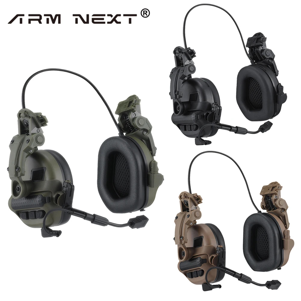 Helmet Headset Noise Cancellation - Protetores Auriculares Táticos ARM NEXT F30