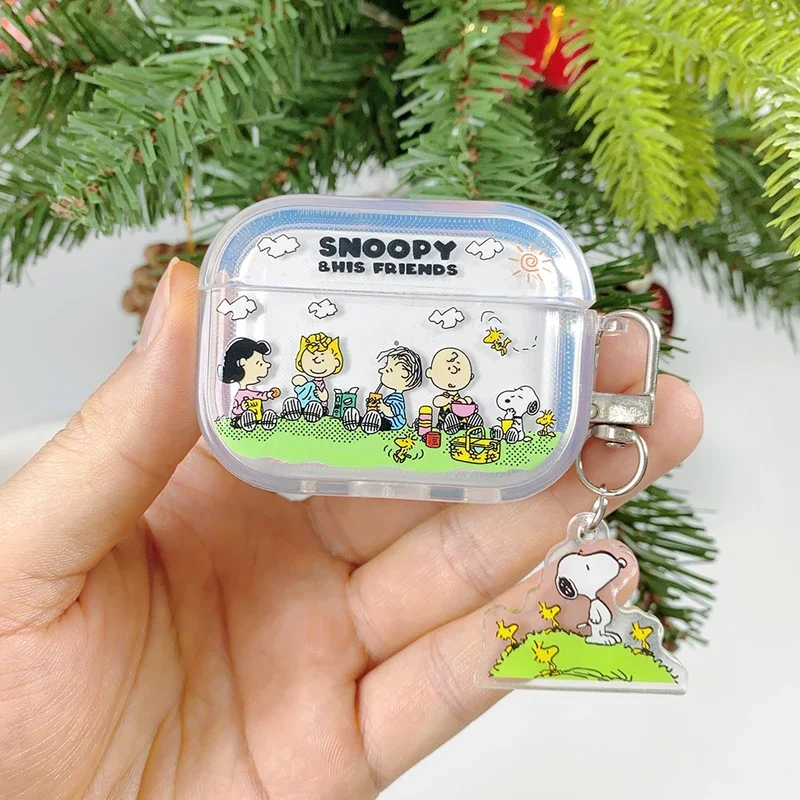 Helmet Bluetooth Headset Waterproof - Capa Protetora Transparente Snoopy Charlie Brown