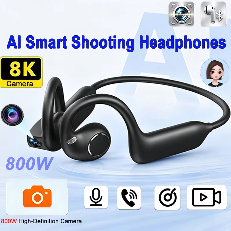 Helmet Camera 4K Wifi - Fones de Ouvido Inteligentes 4K com