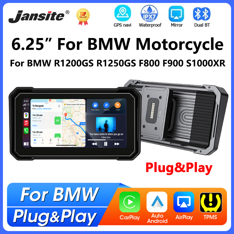 Motorcycle Gps Navigator Waterproof - Navegação GPS Portátil Jansite de 6,25