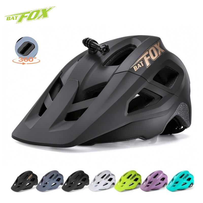 Helmet Communication System Camera - Capacete de Bicicleta de Montanha BATFOX