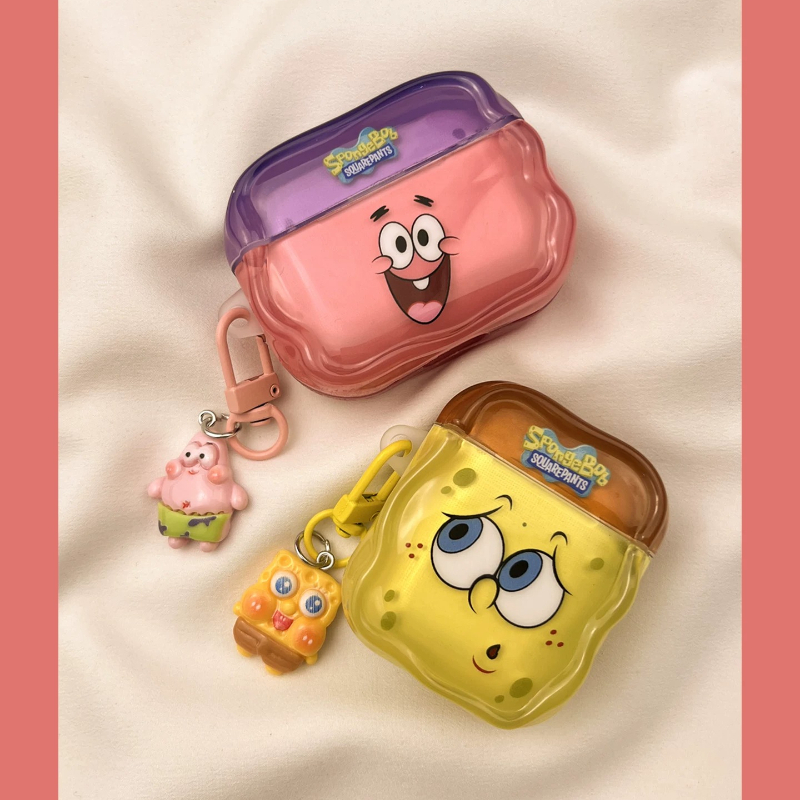 Helmet Bluetooth Headset Waterproof - Capa Protetora Fofa do SpongeBob SquarePants