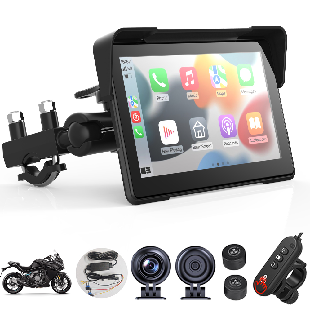 Motorcycle Gps Navigator Waterproof - Navegador GPS com Tela Touch de