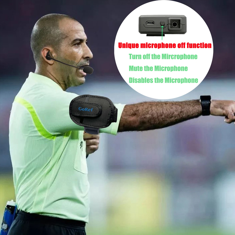 GoRef Soccer Árbitro Intercom  - Bluetooth Headset Helmet 1000M avaliação e preço