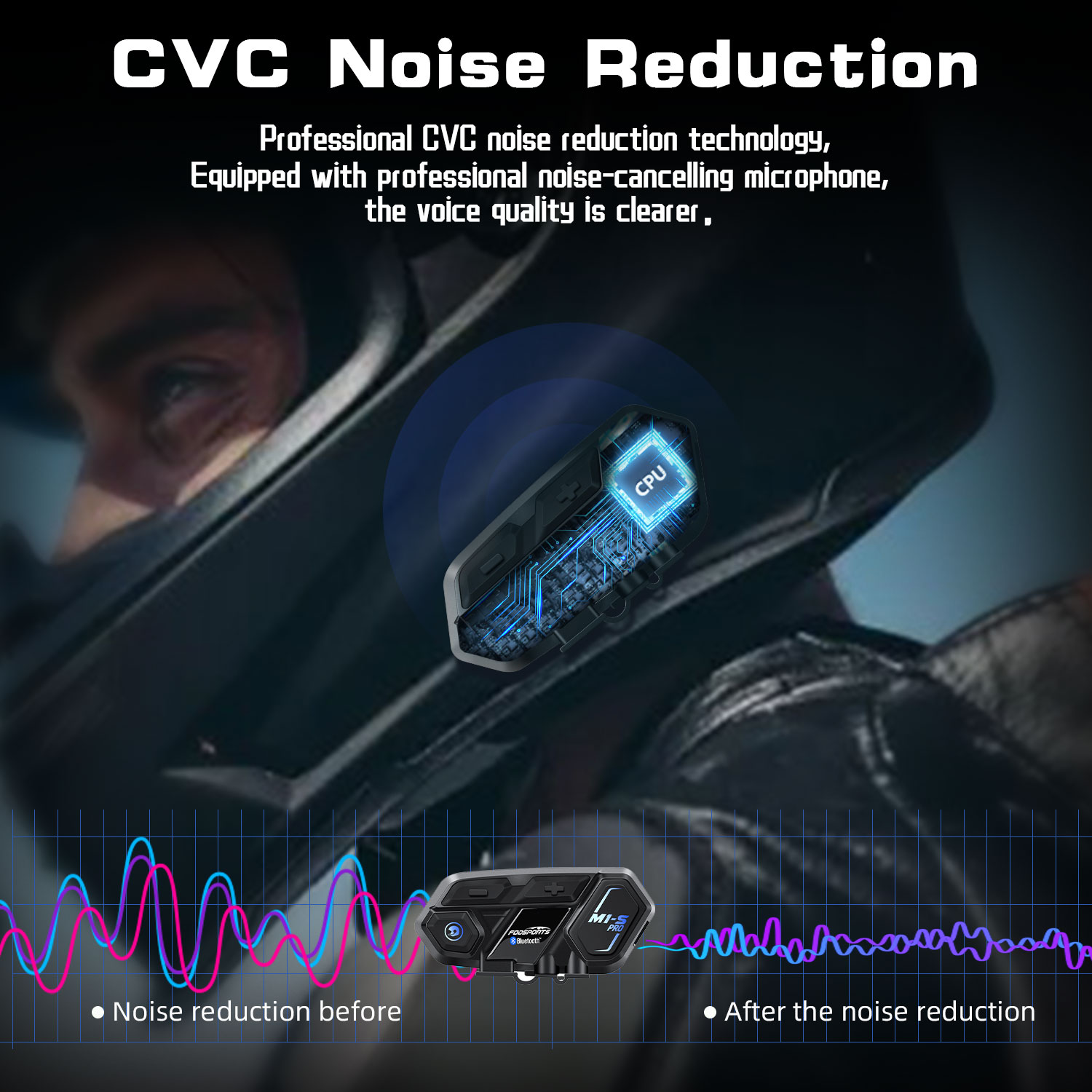 Intercomunicador para Motocicl - Motorcycle Intercom Mesh 2000M avaliação e preço