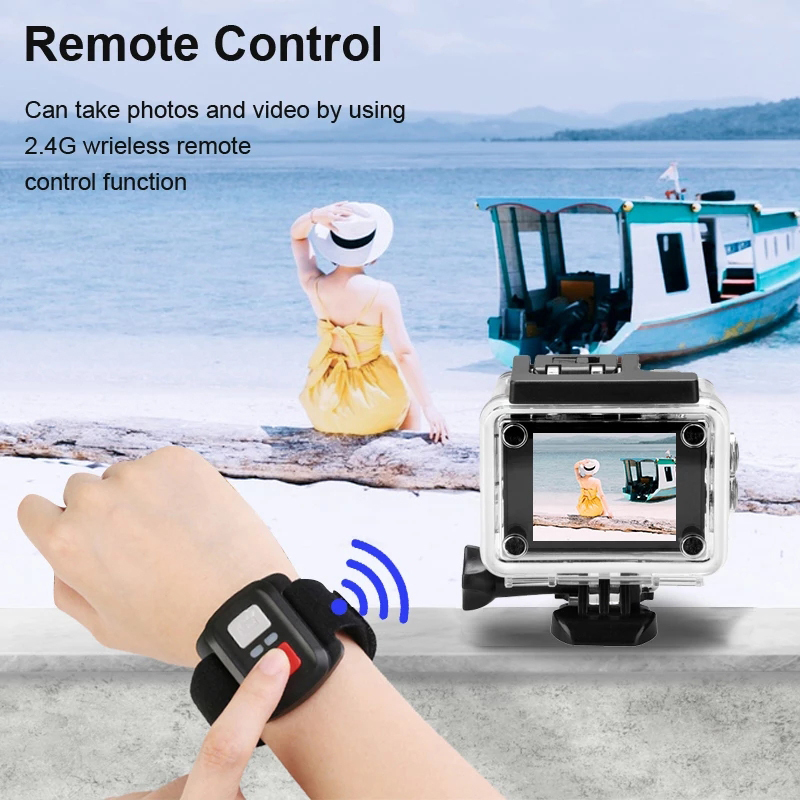 Câmera de ação 4k 1080p/30fps  - Helmet Communication System Camera avaliação e preço