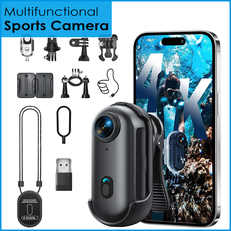 Câmeras de Ação 4K FHD 1080P p - Helmet Communication System Camera avaliação e preço