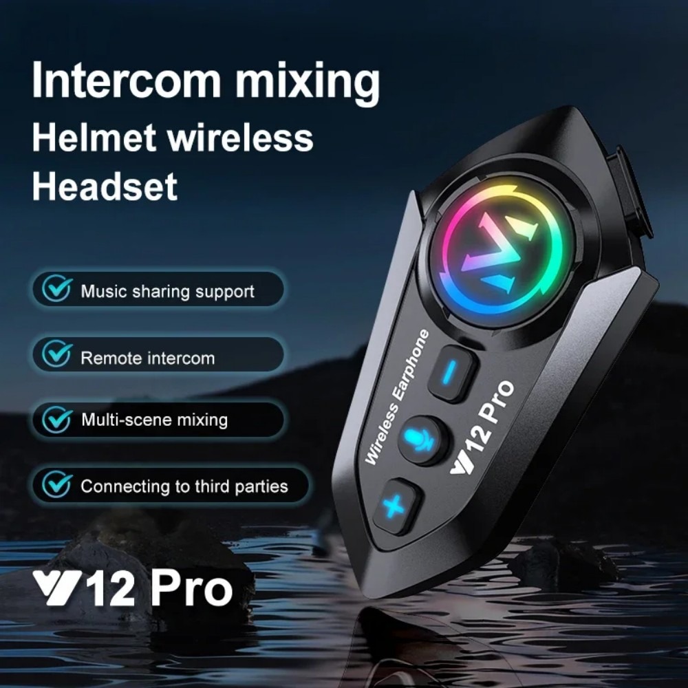1 ou 2 unidades de fone de ouv - Bluetooth Headset Helmet 1000M avaliação e preço