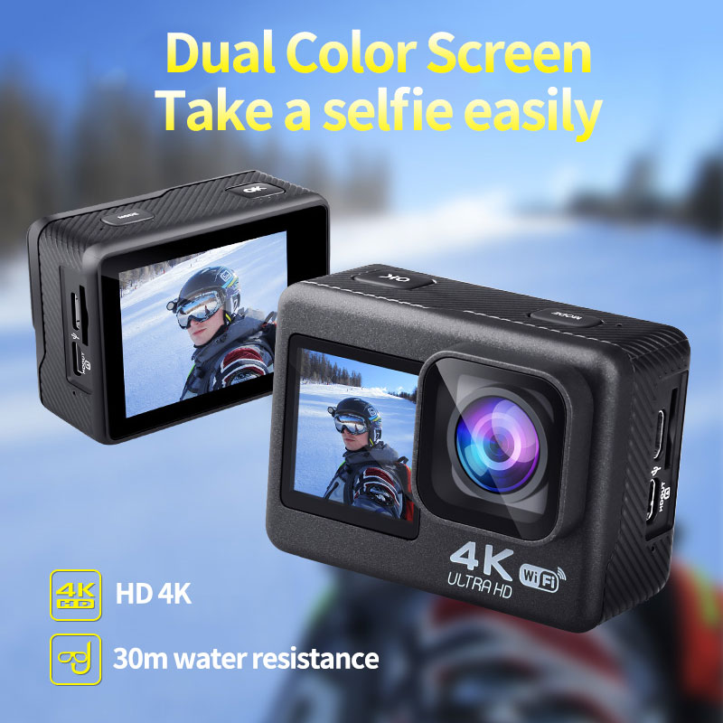 Câmera de ação ultra hd 4k, wi - Helmet Camera 4K Wifi avaliação e preço