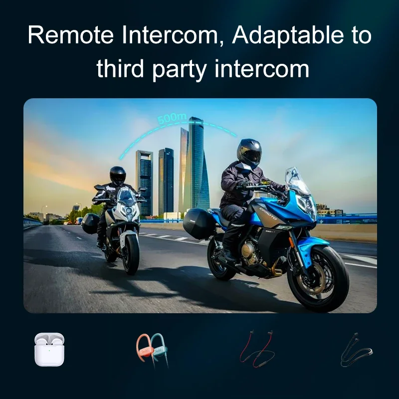 Intercomunicador para Motocicl - Motorcycle Intercom With Fm Radio avaliação e preço