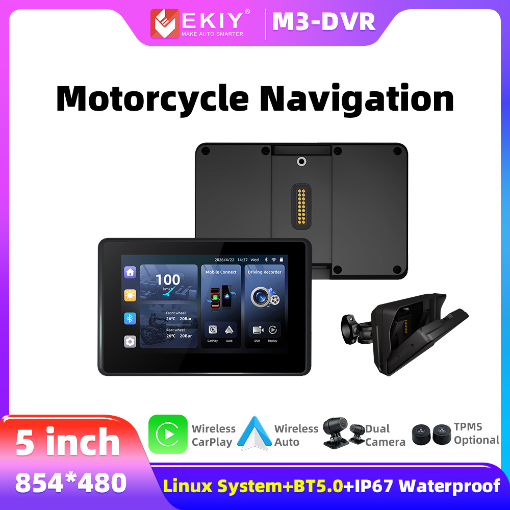 EKIY 5: Ecrã de visualização p - Motorcycle Gps Navigator Waterproof avaliação e preço