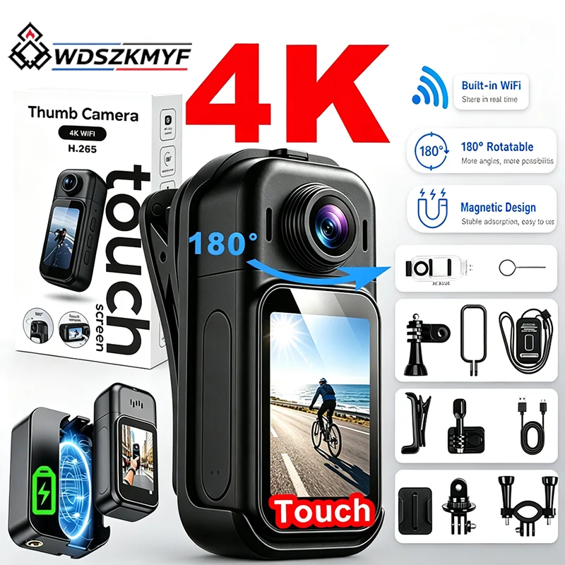 Câmera Mini para Esportes ao A - Helmet Camera 4K Wifi avaliação e preço