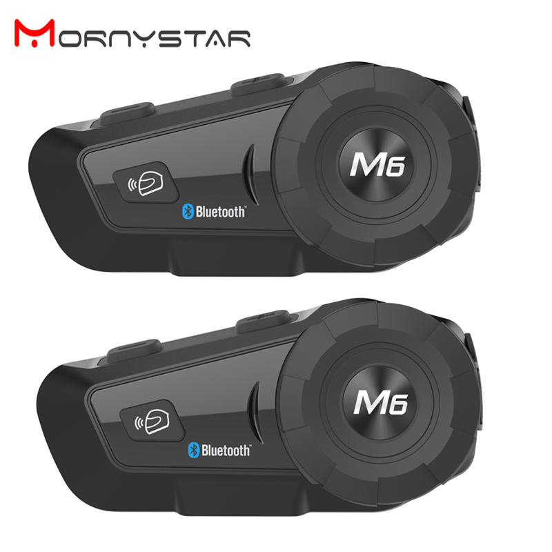 2 PCS MONYSTAR M6 Plus 1000m M - Motorcycle Intercom With Fm Radio avaliação e preço