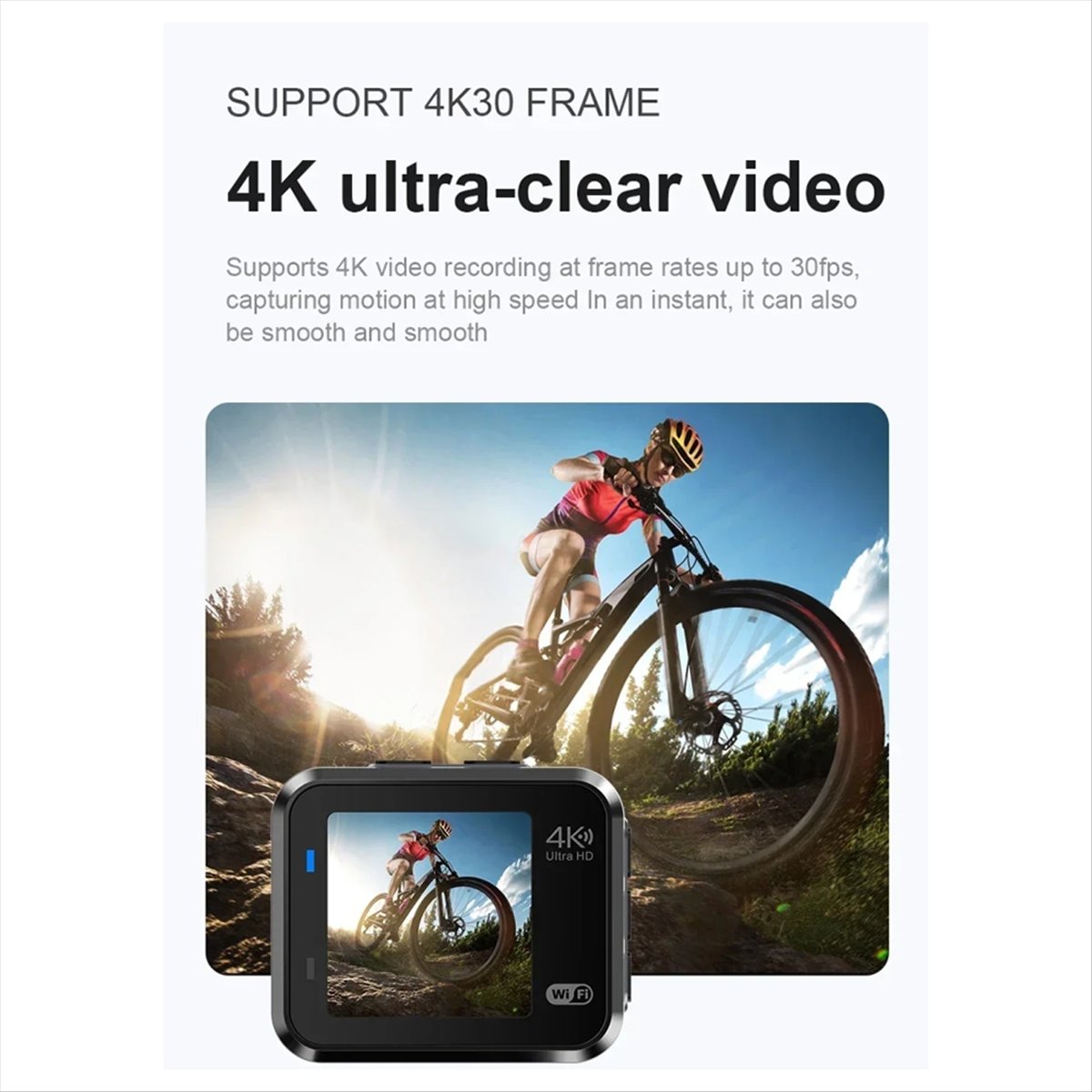 Câmera 4K HD 60FPS Wifi para E - Helmet Camera 4K Wifi avaliação e preço