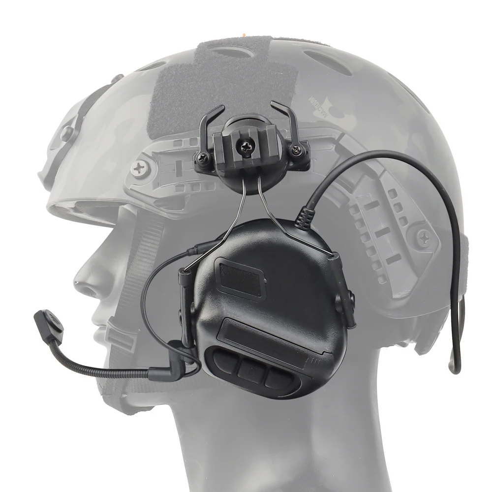 Fone de ouvido tático sem pica - Helmet Headset Noise Cancellation avaliação e preço
