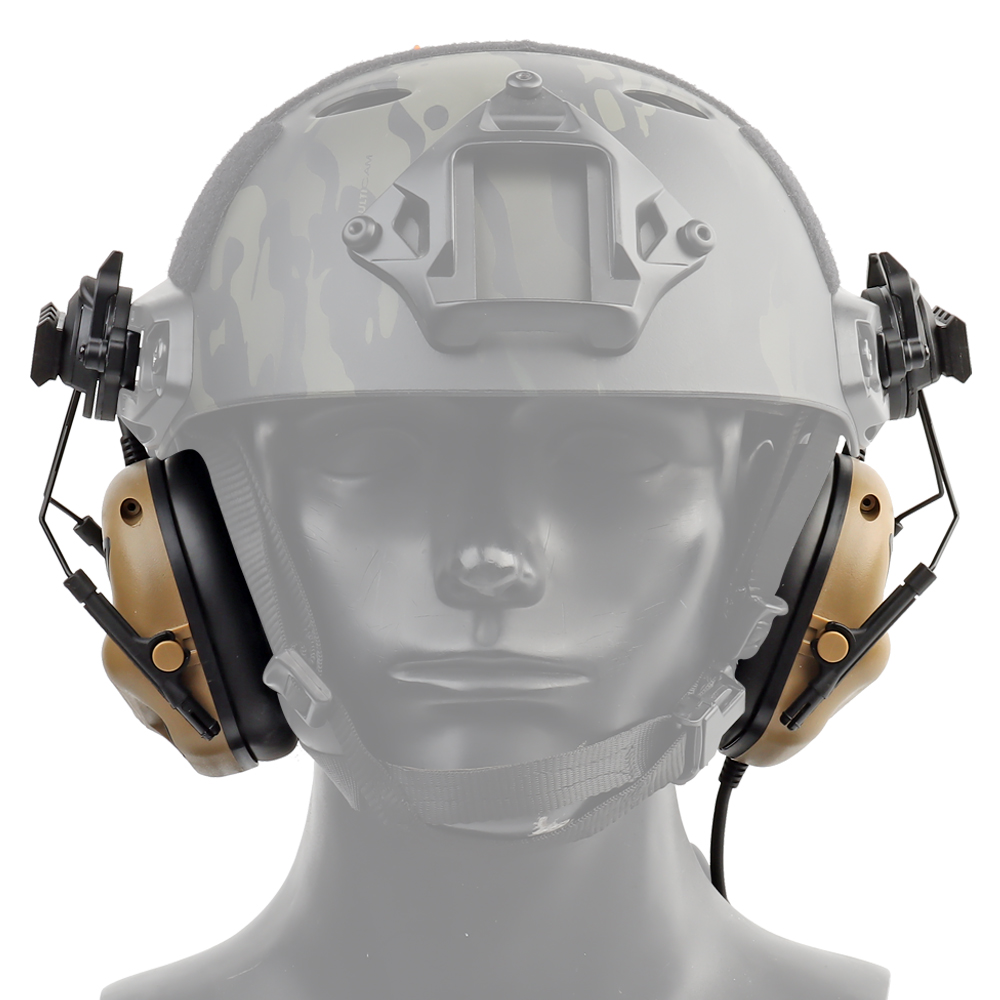 Lpred capacete tático fone de  - Helmet Headset Noise Cancellation avaliação e preço