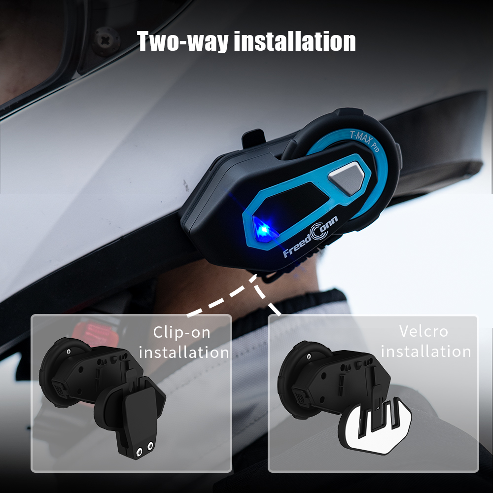 Freedconn-T Max Pro Motociclet - Motorcycle Helmet Intercom 6 Rider avaliação e preço