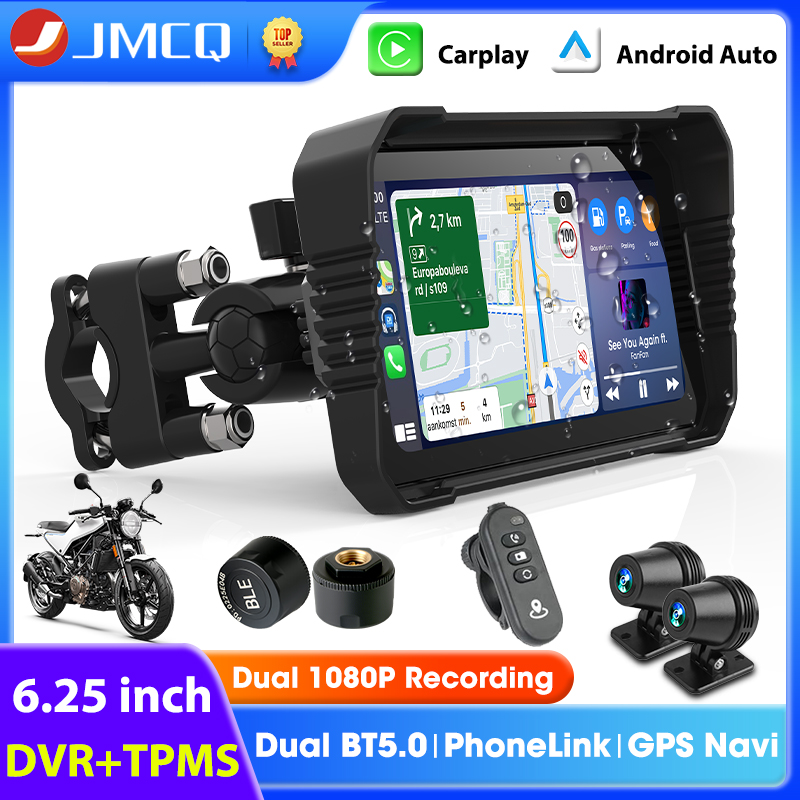 Tela carplay de 6.25 polegadas - Motorcycle Gps Navigator Waterproof avaliação e preço