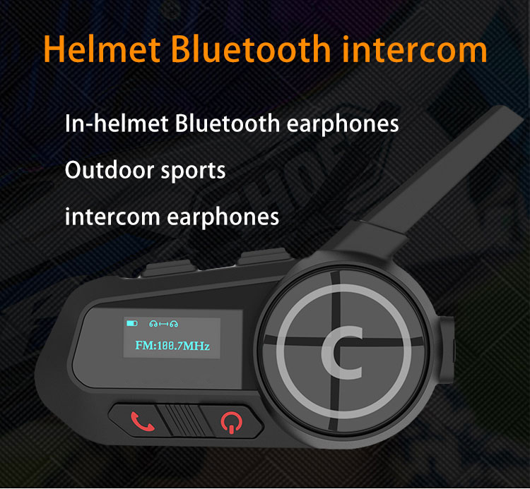 Fone de Ouvido Intercomunicado - Motorcycle Helmet Intercom 6 Rider avaliação e preço