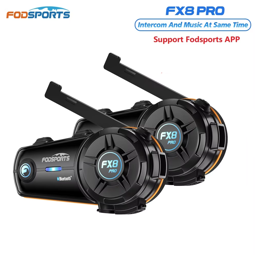 2 unidades Fodsports FX8 Pro I - Motorcycle Intercom Mesh 2000M avaliação e preço