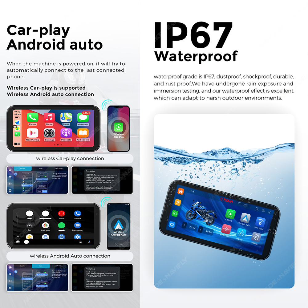 Navegação GPS Portátil para Mo - Motorcycle Gps Navigator Waterproof avaliação e preço