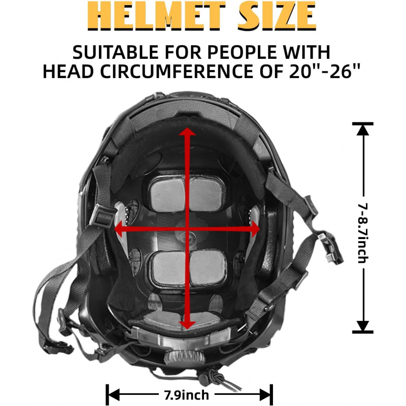 Capacete tático ajustável com  - Helmet Headset Noise Cancellation avaliação e preço