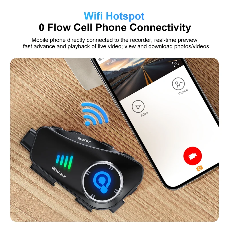 O novo capacete de motocicleta - Bluetooth Headset Helmet 1000M avaliação e preço