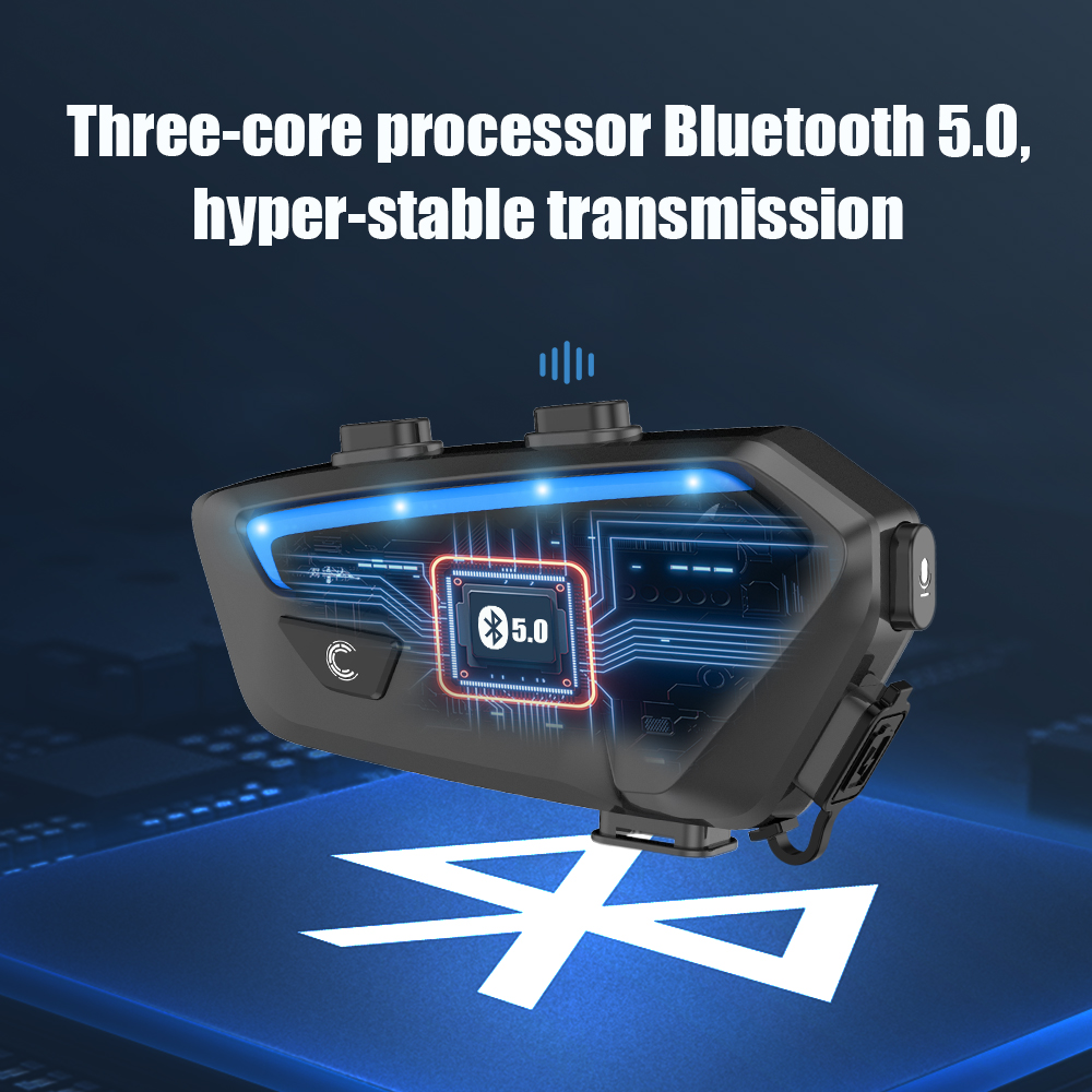 Interfone para capacete de mot - Bluetooth Headset Helmet 1000M avaliação e preço