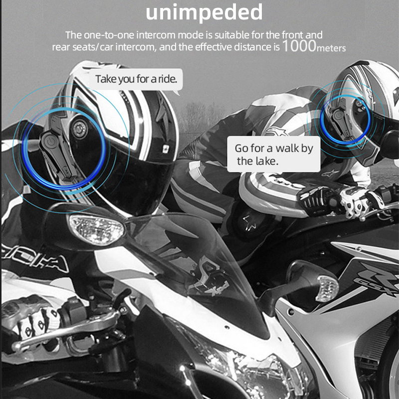 Intercomunicador Bluetooth par - Helmet Bluetooth Headset Waterproof avaliação e preço